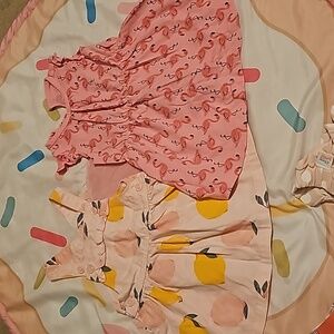 Set of 2 "Just One You by Carter's" 12m dresses.